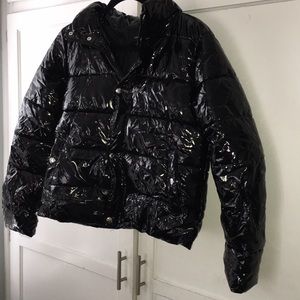 Puffy black jacket